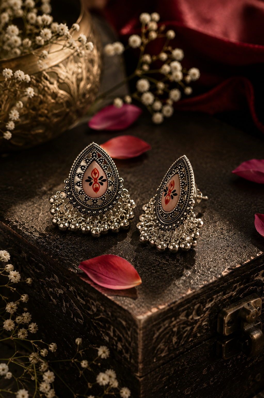 Gulnaar Pearl Stud Earrings