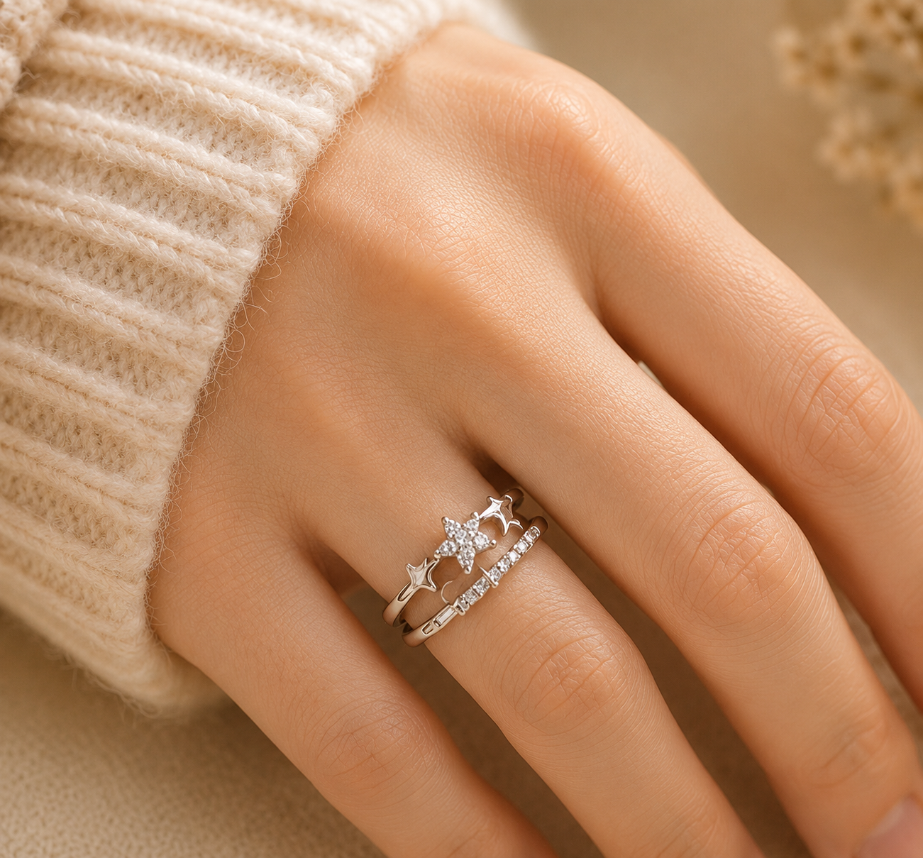 Starlight Crystal Ring