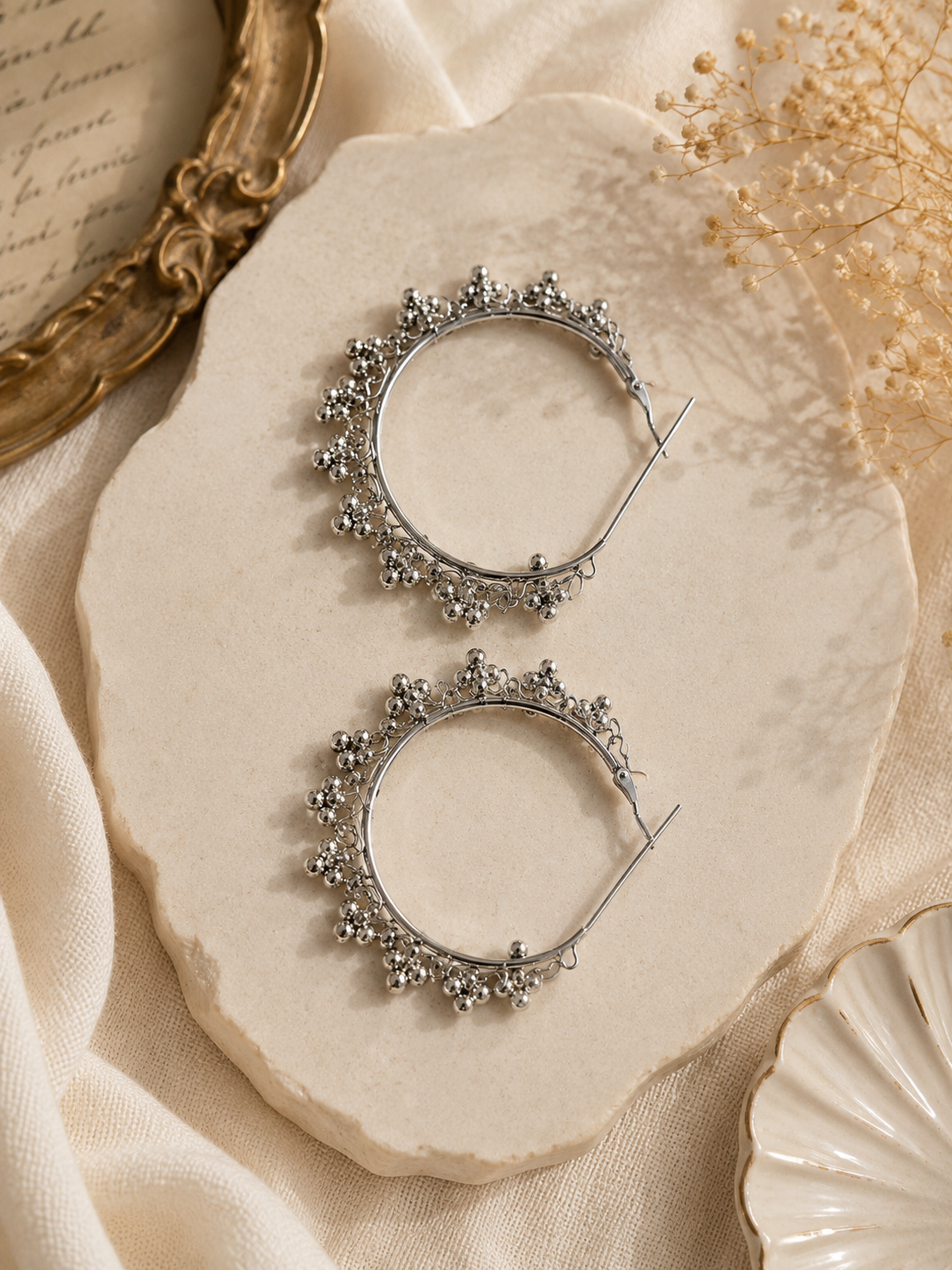 Noor Ghungroo Hoop Earrings