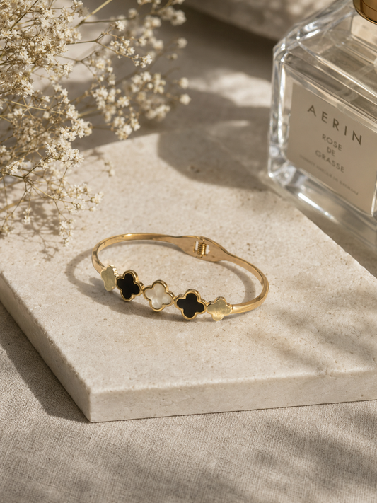 Luna Clover Gold Bracelet
