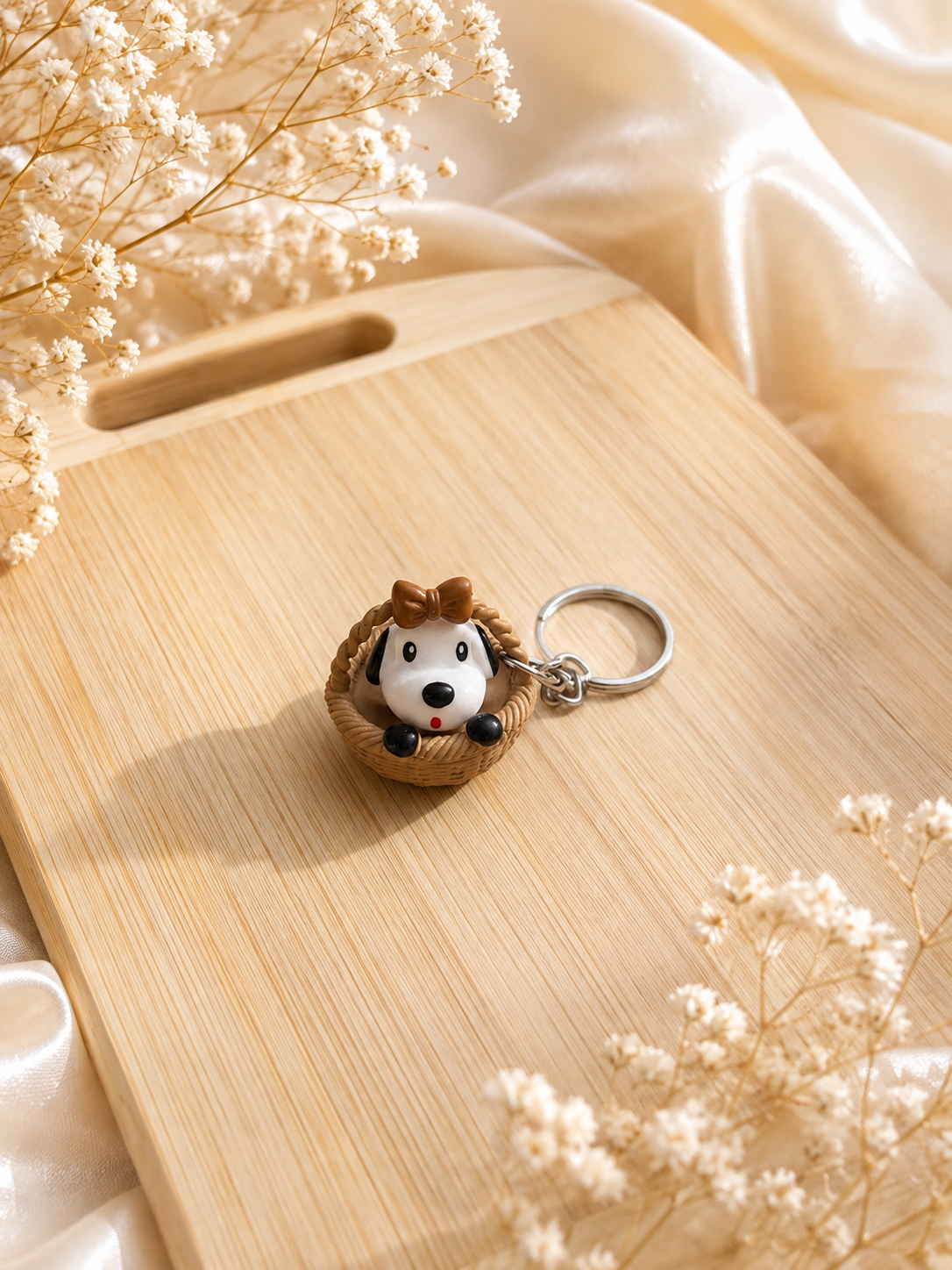 Cute Hedgehog Charm Keychain