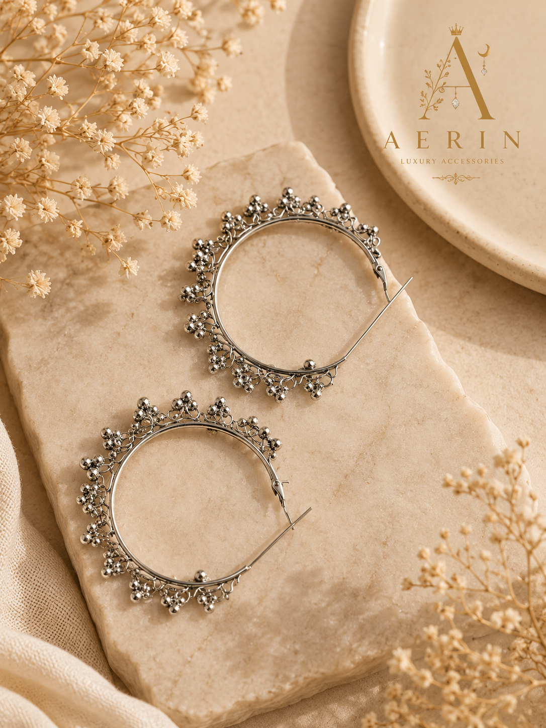 Noor Ghungroo Hoop Earrings