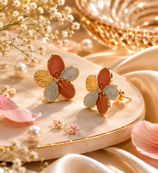 Aurora Bloom Statement Earrings