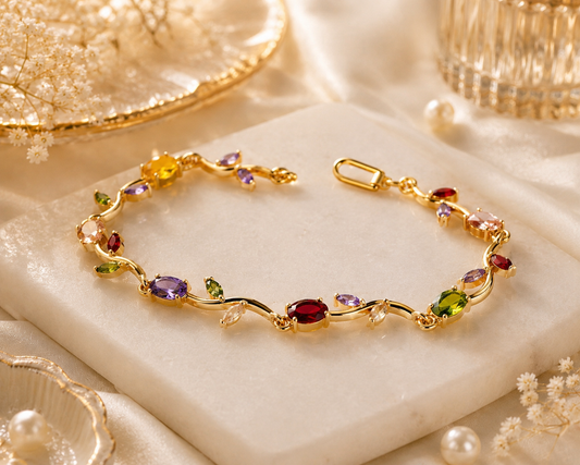 Multicolor Tulip Bracelet