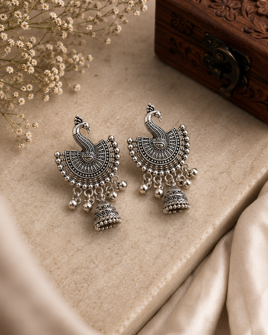 Mayura Jhumki Drop Earrings