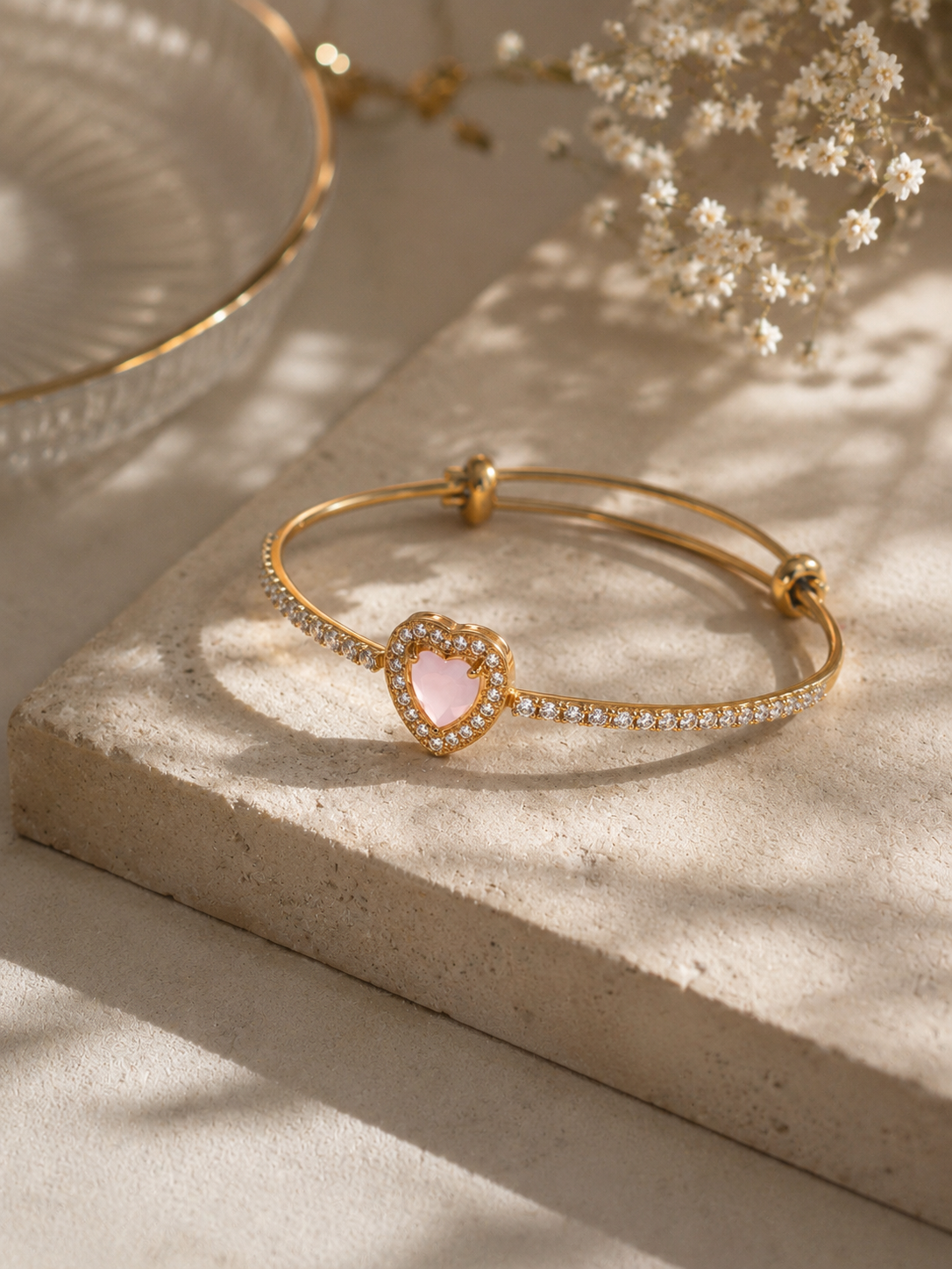 Amora Heart Crystal Bracelet