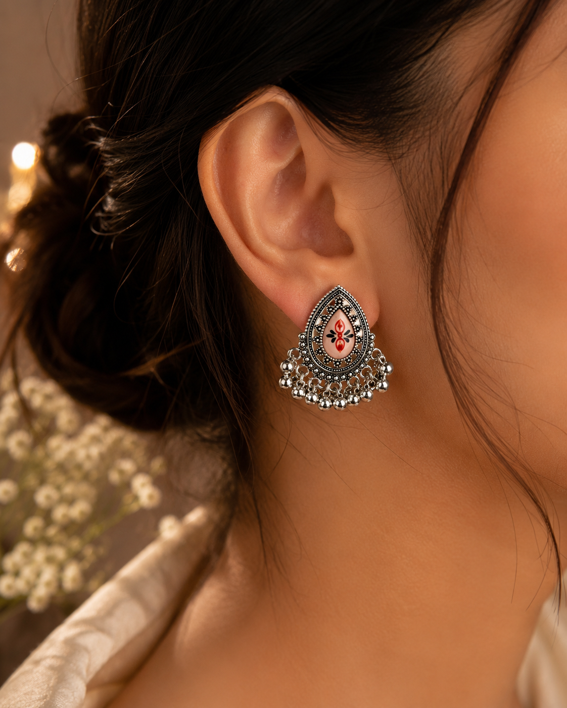 Gulnaar Pearl Stud Earrings