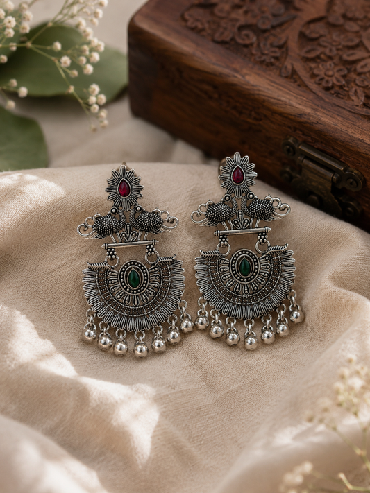 Noor Jhumki Statement Earrings
