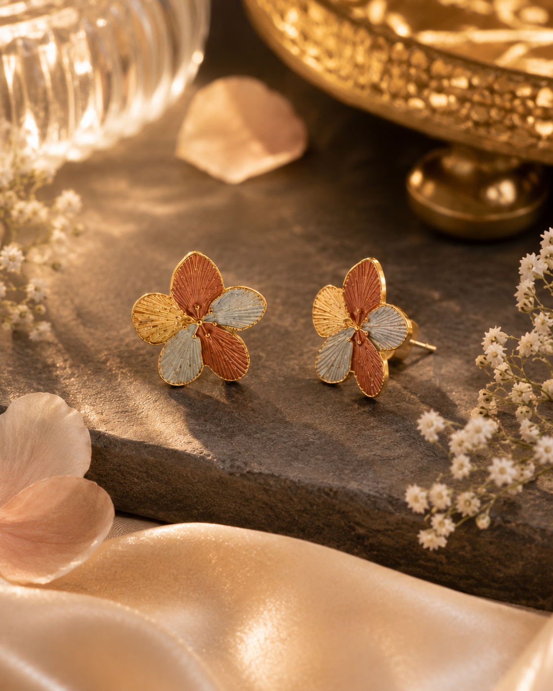 Aurora Bloom Statement Earrings